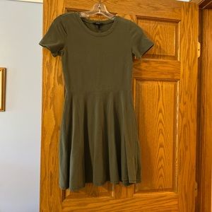 Forest Green Skater Dress